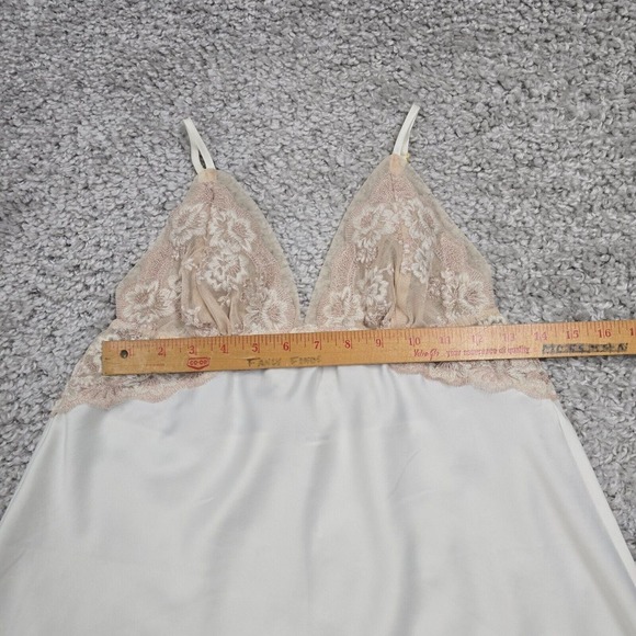 Flora Nikrooz Babydoll Top Womens Small Floral Mesh Satin Y2K Fairy Feminine - Picture 11 of 13